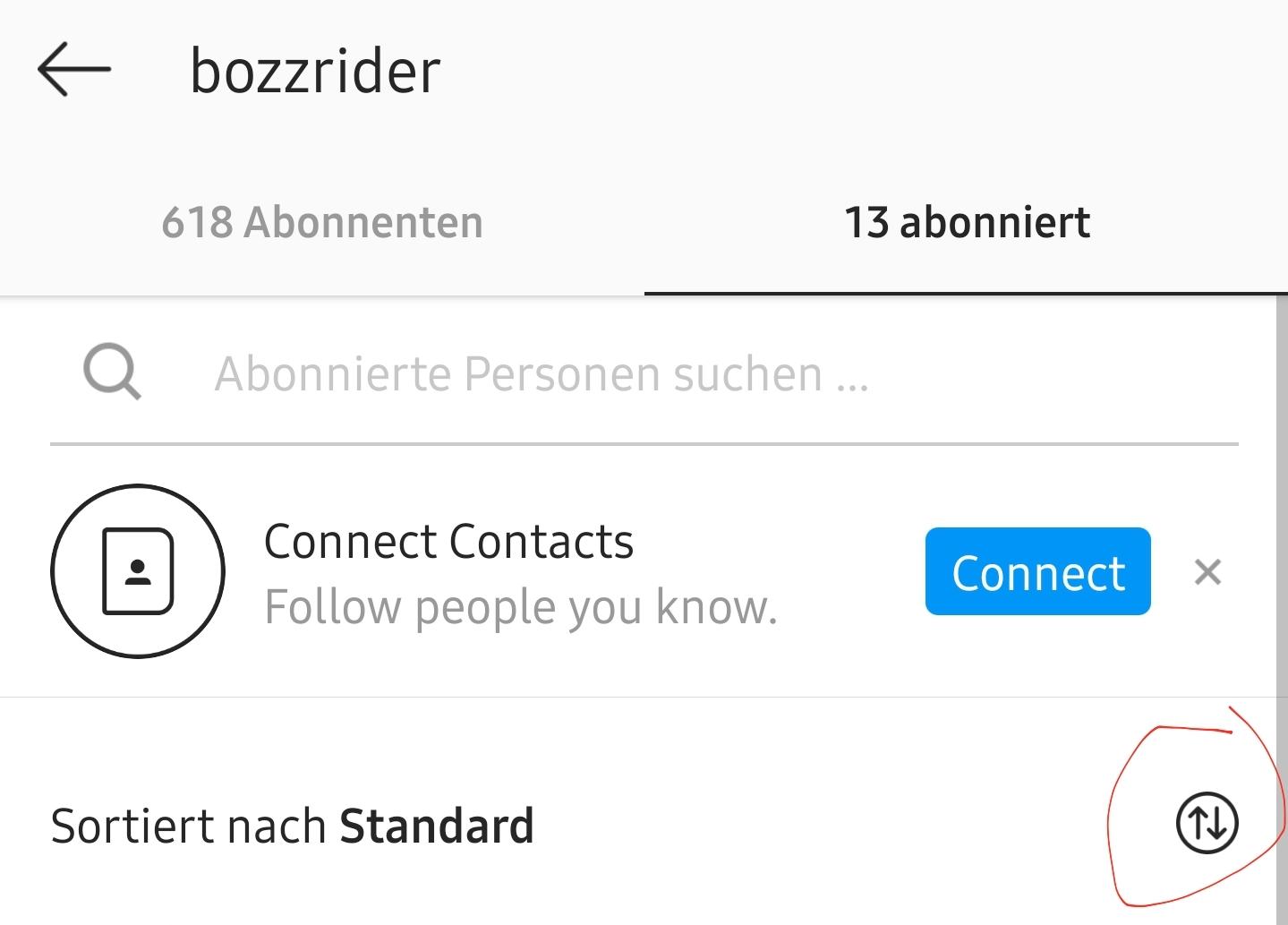 Instagram Vergleich Abonnenten Und Abonniert