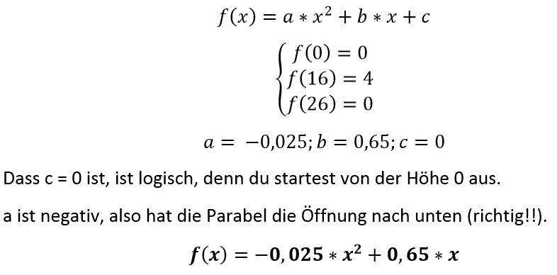 Bestimme An Welchen Stellen Die Quadratfunktion Den Wert 4 Annimmt Wie bestimme ich die quadratische Funktionen? (Schule, Mathematik