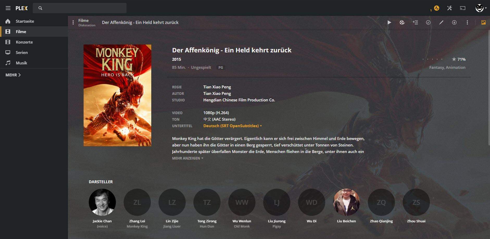 Der Affenkönig Ein Held Kehrt Zurück Stream Deutsch Der Affenkönig - Ein Held kehrt zurück? (Filme und Serien)