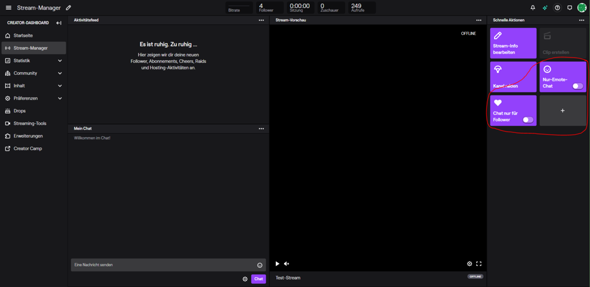 Wie kann ich im Twitch Chat einstellen wer mir schreiben kann bzw. dass