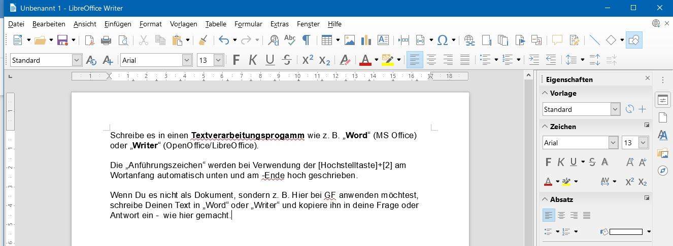 Wie Macht Man Am Laptop Anführungszeichen Unten