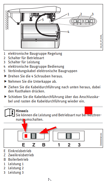 Bei meinem neuen Siebel-Eltron SHZ 80 LCD lassen sich die ECO Modi 2