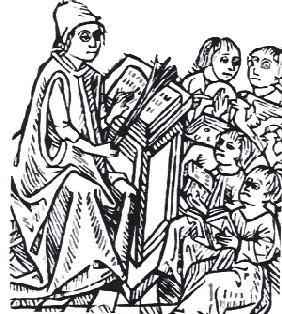 Lesen lernen im Mittelalter - nur in der Domschule - (lesen, Mittelalter, Bevölkerung)