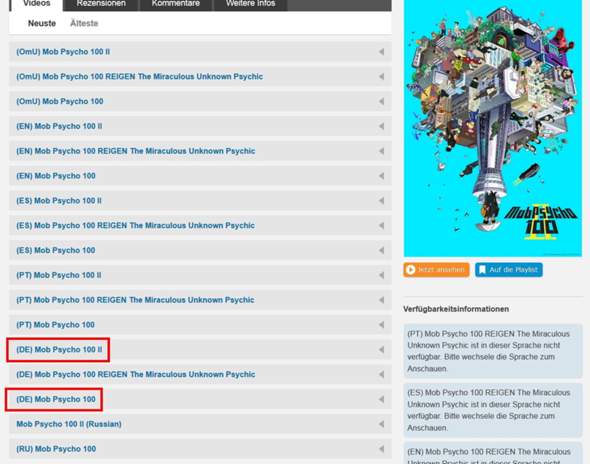 Deutschsprachige Animes Deutschsprachige Animes