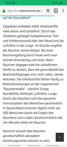 - (Gesundheit und Medizin, Rauchen, Zigaretten)