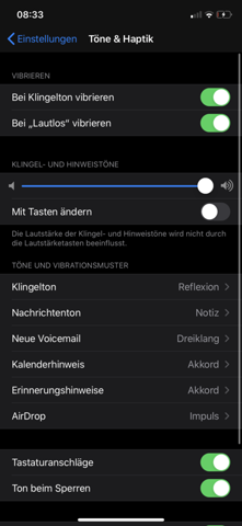 iPhone 11: Push Nachrichten = Vibration & Anruf = Klingelton? (Technik, Handy, Technologie) iPhone 11: Push Nachrichten = Vibration & Anruf = Klingelton? (Technik, Handy, Technologie)