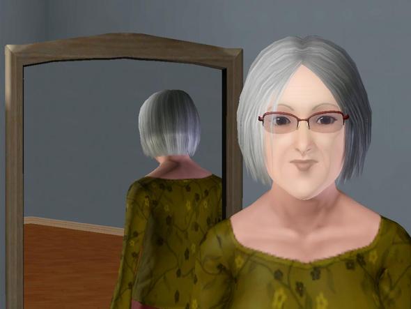 eine alte Simin von mir - (Sims 3, Screenshot)