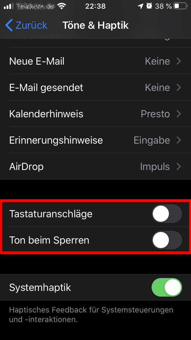 Kann man auf dem iPhone einstellen dass wenn  man das 