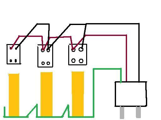 Reihenschaltung Neonröhre - (Elektronik, leuchtstoffroehre)