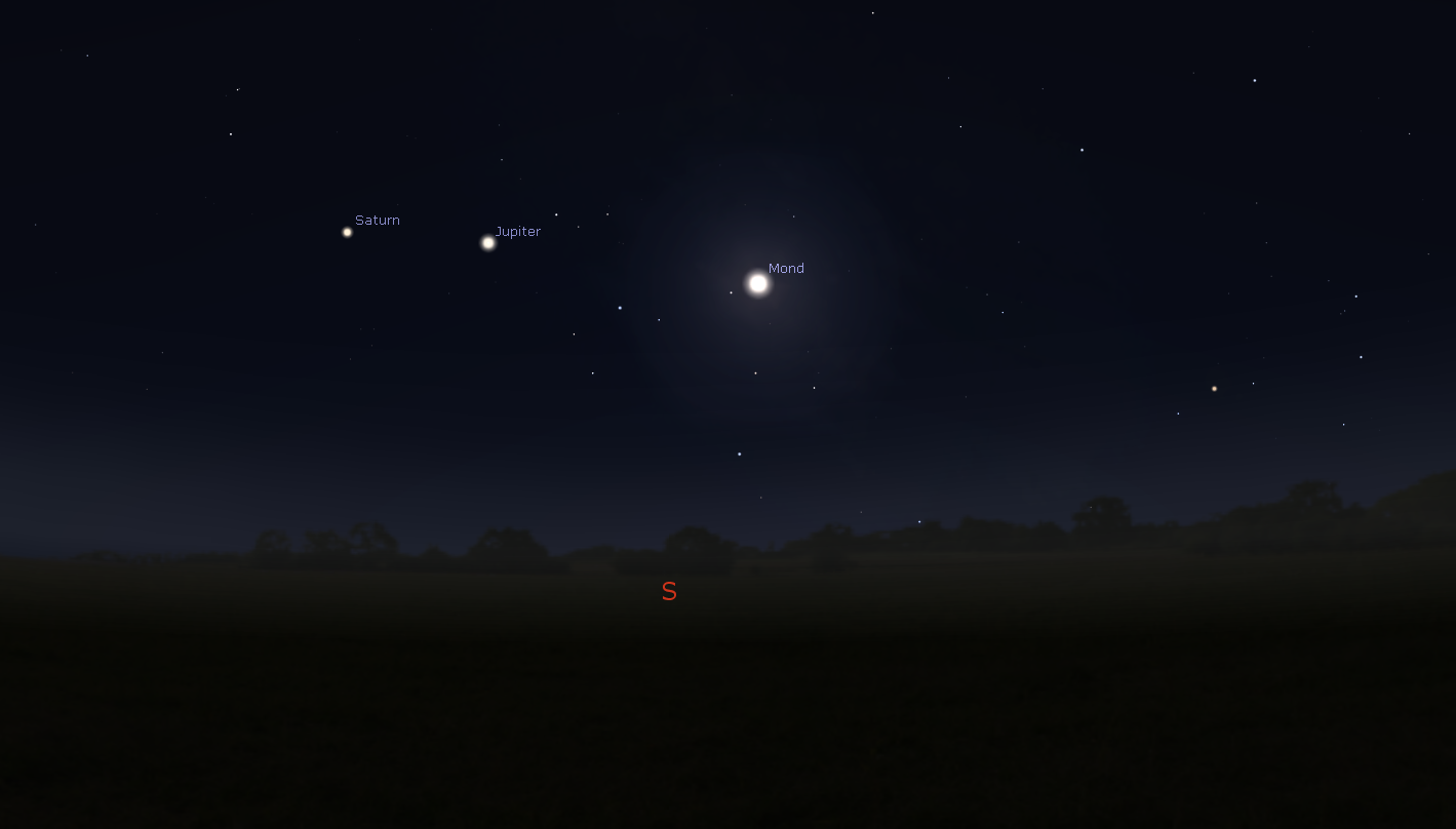 Was Ist Der Helle Punkt Neben Dem Mond www.gutefrage.net