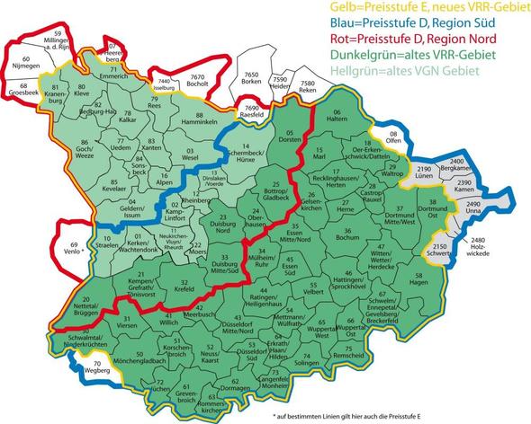 Schoko Ticket Nord Reichweite Bocholt? (Bus, VRR)