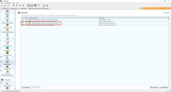 JDownloader Dateien ohne Ordner herunterladen? (Computer, PC, downloaden)