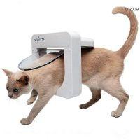 Elektronische Katzenklappe - (Tiere, Katze, Haustiere)
