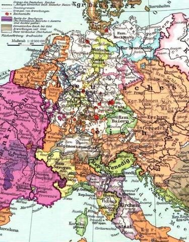 Hl. röm. Reich deutscher Nation um 1550 - (Geschichte, Erster Weltkrieg)