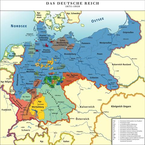 Deutsches Kaiserreich 1871 - 1918 - (Geschichte, Erster Weltkrieg)