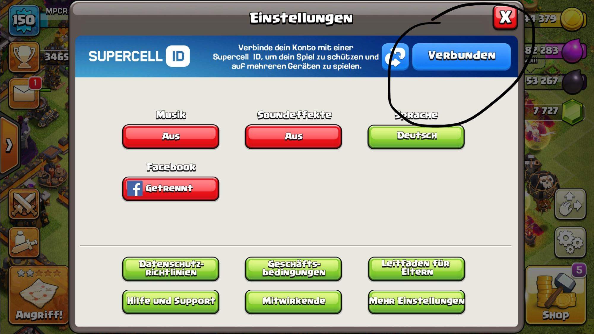 Clash of Clans - wie Accounts switchen? (Game Center)