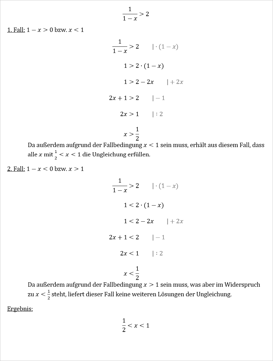 Mathe Intervall bestimmen? (Computer, Schule, Mathematik)
