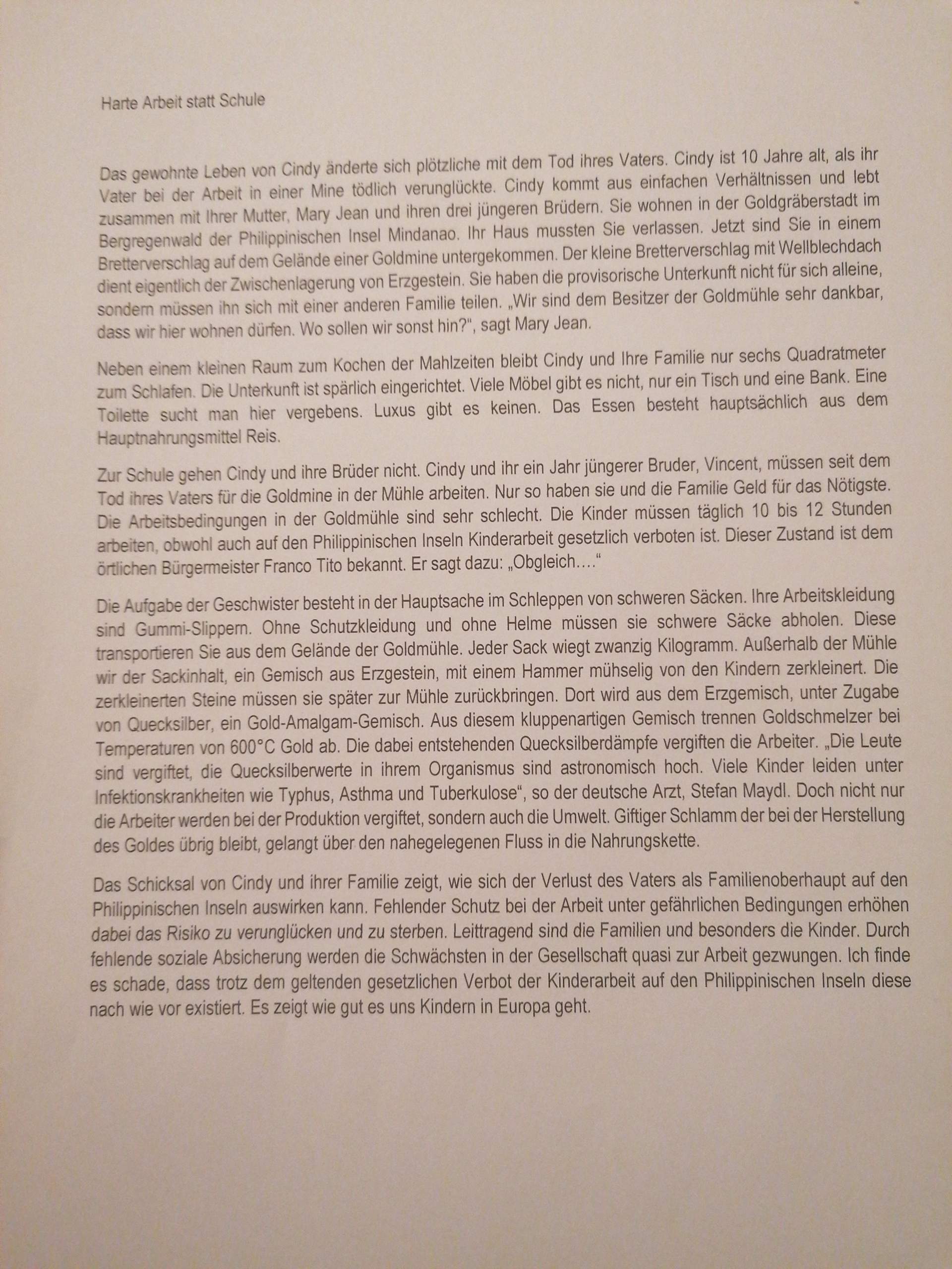 Was darf nicht in einer Reportage fehlen? (Schule, Deutsch)