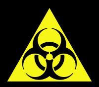 DIN 4844-2 Warnzeichen D-W016: Warnung vor Biogefährdung - (Zeichen, Mystic)