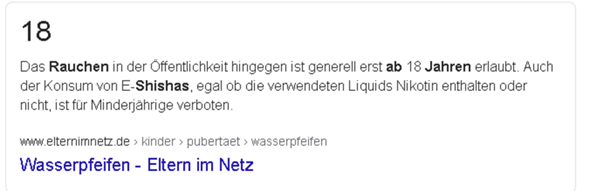 Ab wie vielen Jahren darf man Shisha rauchen? (Gesundheit ...
