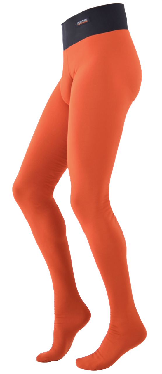 FitnessLeggings mit Füßen oder Strumpfhose aus dem gleichen Material wie FitnessLeggings