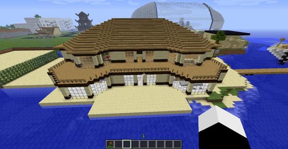 Minecraft Villa 15x30 Bauplan Multiplayer
