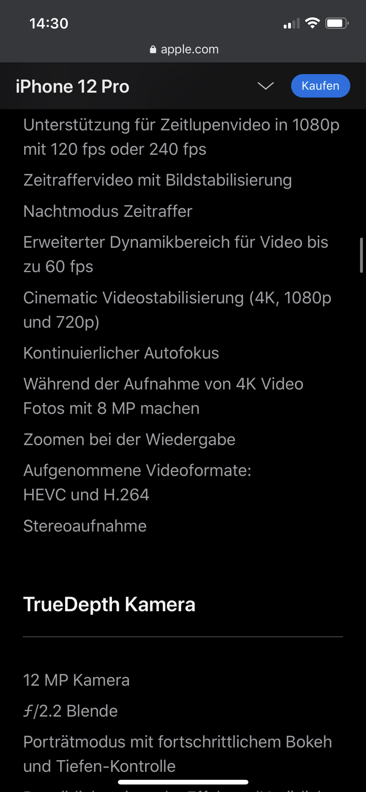 Iphone 12 Pro Max 4K 120FPS? Technik, Handy)