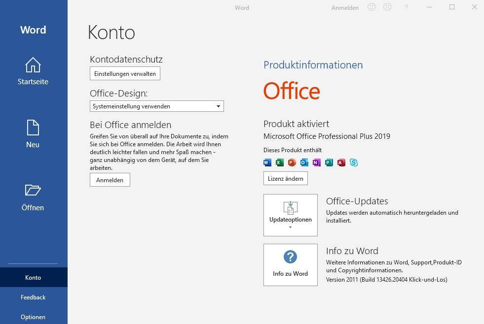 Microsoft Office Kann Die Lizenz Für Dieses Produkt Nicht überprüfen Ist mein Microsoft Office mit Lizenzschlüssel aktiviert? (Computer