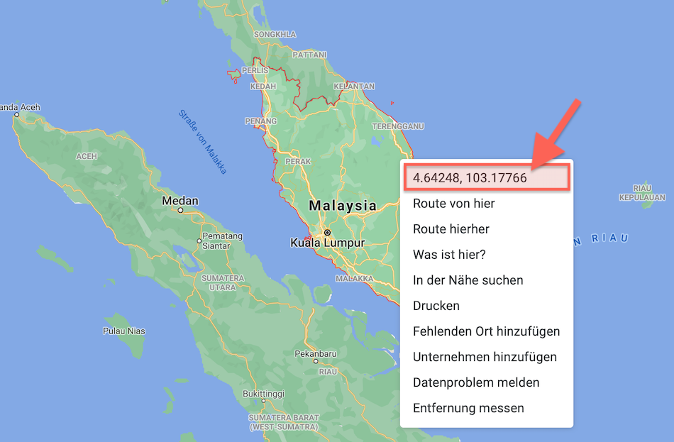 Auf welchem Längen- und Breitengrad liegt Malaysia? (Geografie)