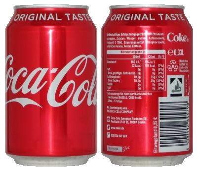 Warum haben Coca-Cola Dosen so eine komische Form? (Dose, Softdrinks, Pepsi)