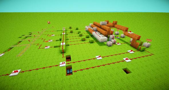 Redstone2 - (Minecraft, Schaltung, Redstone)