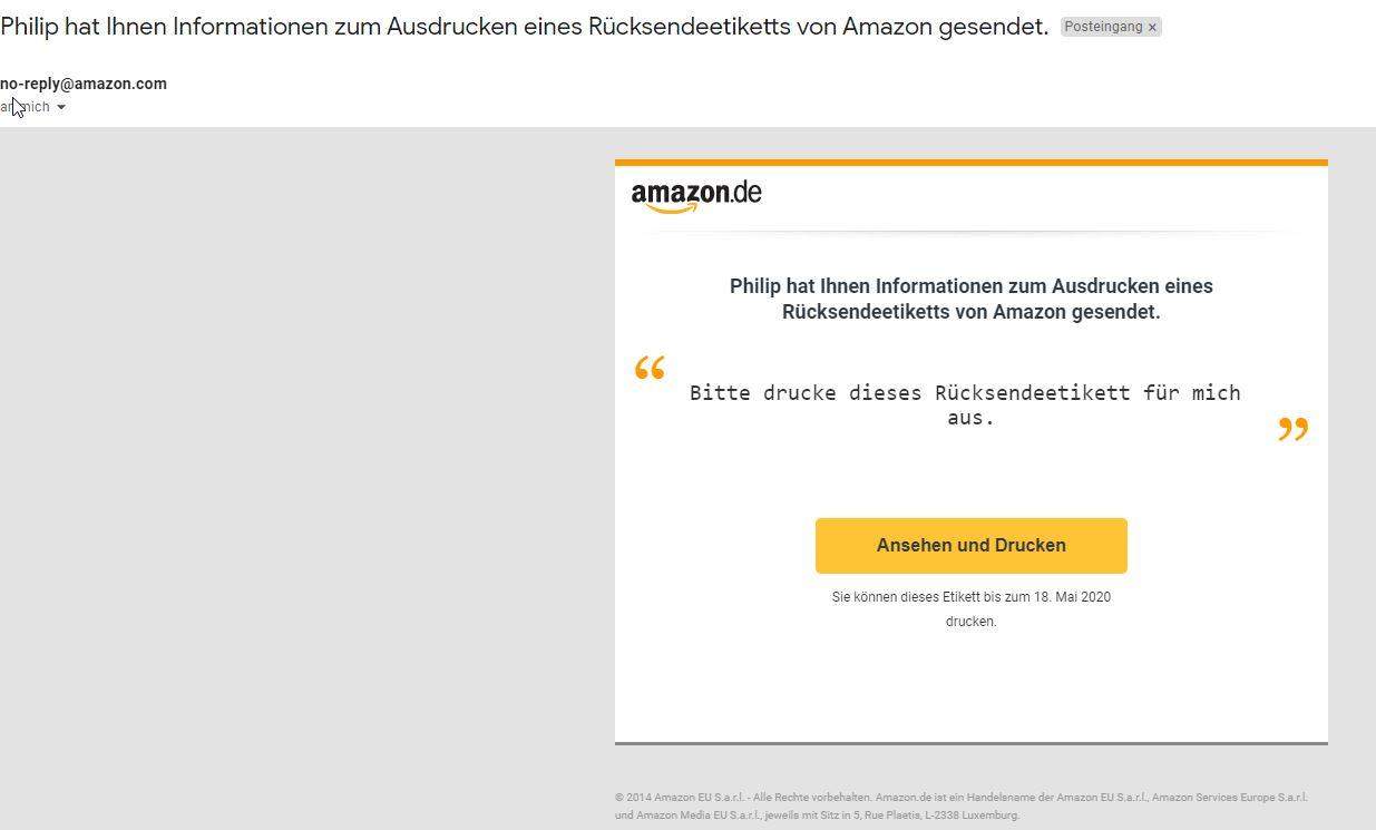 Amazon Konto Laut E-Mail Gesperrt, Aber Auf Der Website Alles Normal ...