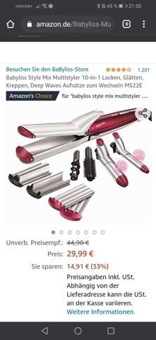 - (Haare, Glätteisen)