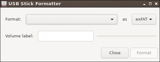 - (Computer, Linux, USB-Stick)