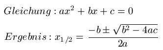  - (Schule, Mathematik, quadratische Gleichung)