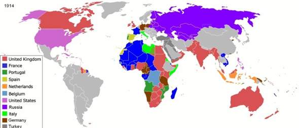 Welche Kolonialmächte besaßen 1914 welche Kolonien? (Geschichte Welche Kolonialmächte besaßen 1914 welche Kolonien? (Geschichte