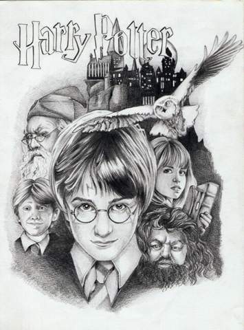  - (zeichnen, Harry Potter)