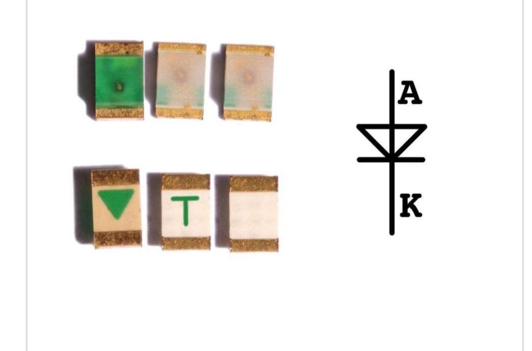 smd led anode cathode