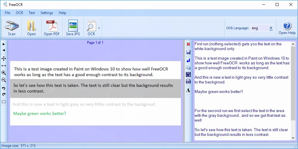 Gibt es ein Programm womit man Bilder in Textform umwandeln kann ich