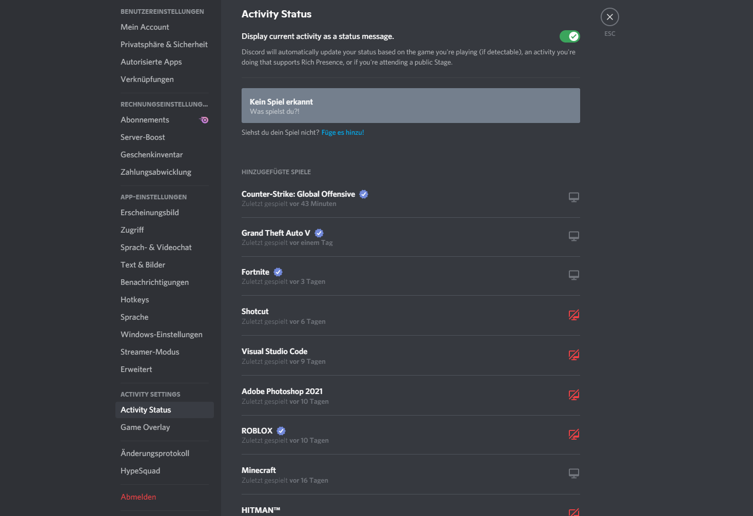 Discord sehen was man spielt? Spiele und Gaming, Gaming)