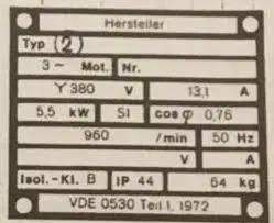 Was sind die Kenngrößen eines Elektromotors? (Schule, Technik, Physik)