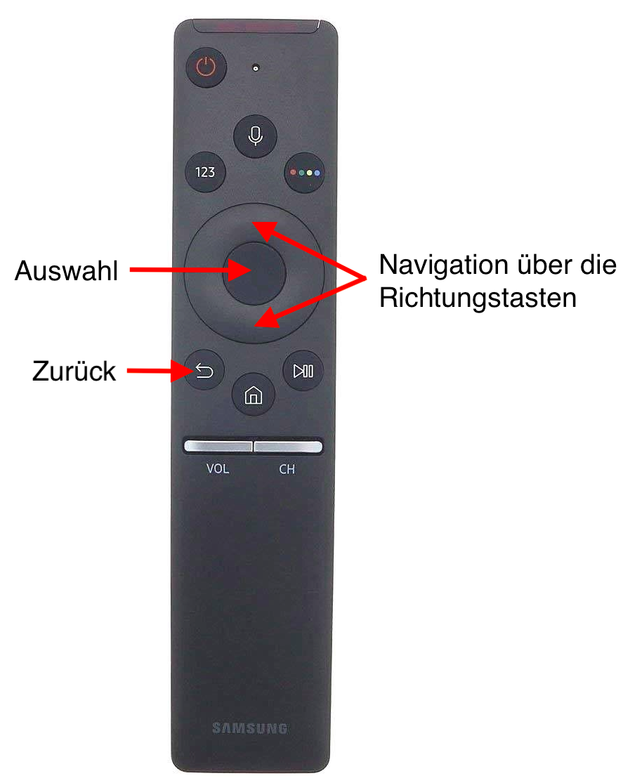 Welche Taste Audio umstellen? Samsung, ZDF)