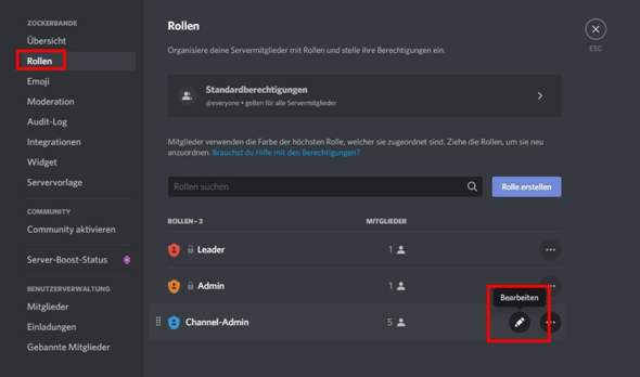 Wie passe ich die rechte Spalte bei meinem Discord Server an? (Computer)