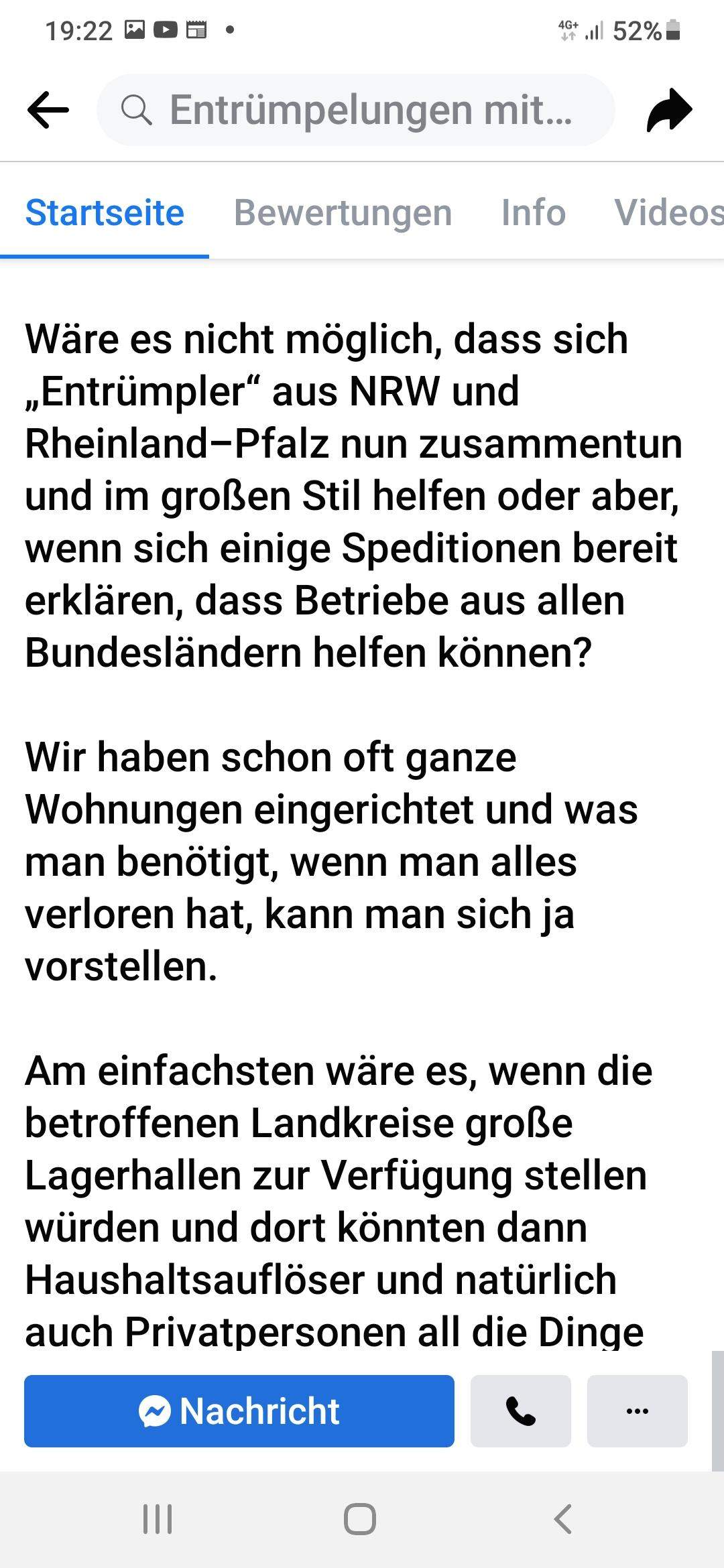 Flutopfern Sachspenden schicken per post? (Versand, Brief ...