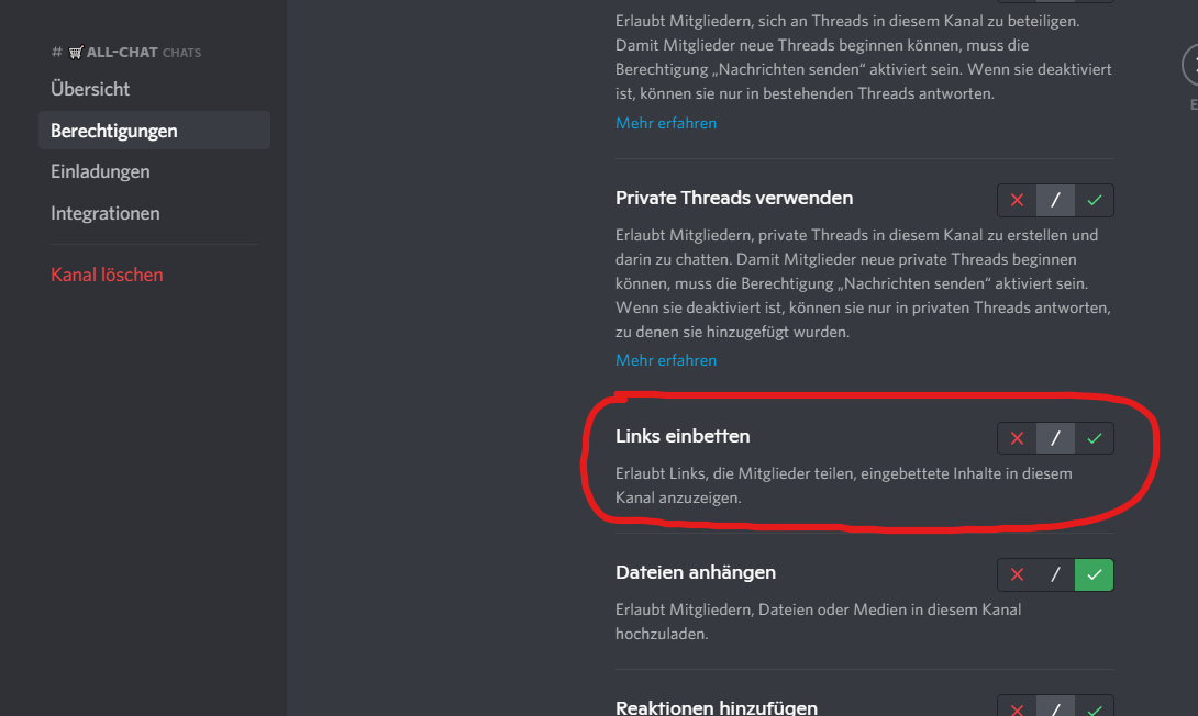 Links sofort auf Discord Löschen? Technik, Spiele und Gaming)