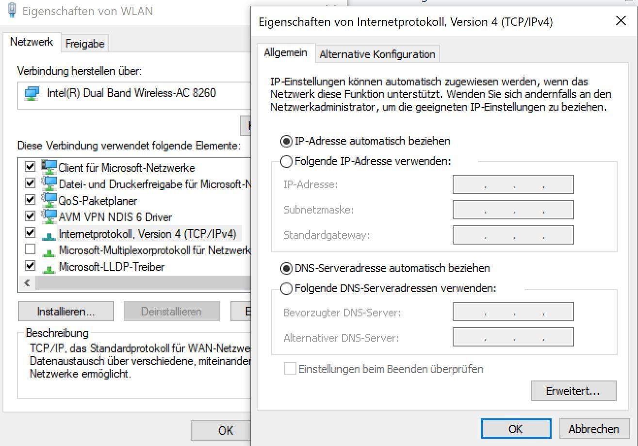 WLAN Anmeldeseite kommt nicht - Windows 10? (Wlan hotspot)