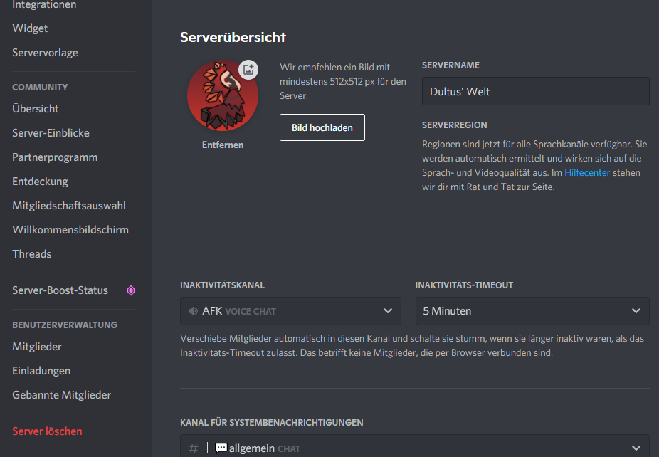 Ich kann meinen Discord Server nicht löschen, was nun? Technik, Spiele und Gaming)