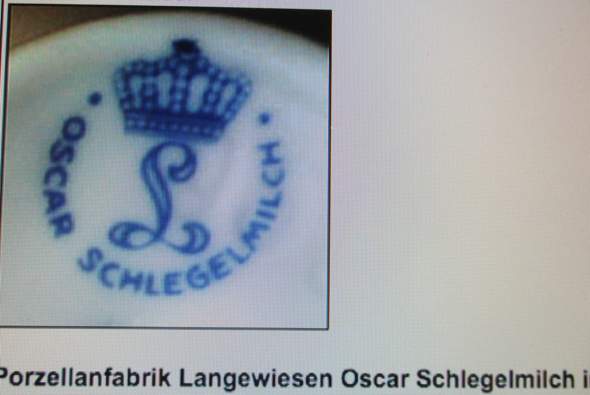 Wer kennt diesen Porzellan Stempel und die Marke? (Antik, Porzellanmarke)