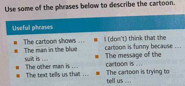 Cartoon Auf Englisch Beschreiben Cartoon Analyse englisch? (Schule, englische Grammatik, Englischunterricht)