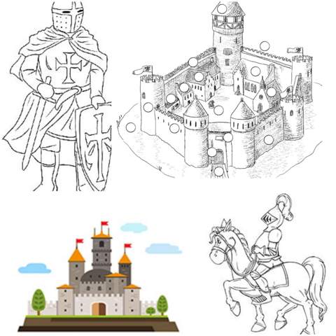 Deckblatt Mittelalter Ideen? (Schule, Kunst, malen)